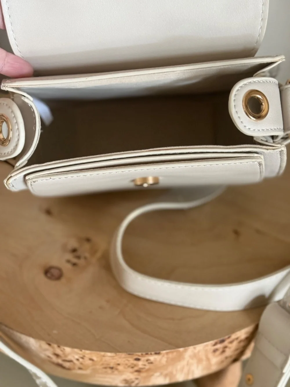 Small Crossbody Bag - Beige - Picture 5 of 5